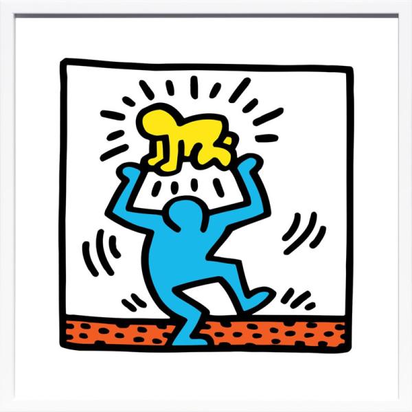 キースヘリング 絵画 ポスター 絵 アートパネル アートポスター アート インテリア フレーム 額 ...