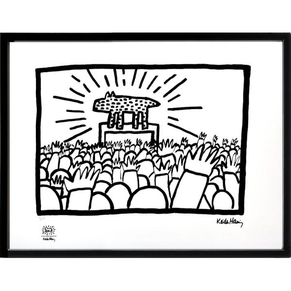 キースヘリング 絵画 ポスター 絵 アートパネル アートポスター アート インテリア フレーム 額 ...