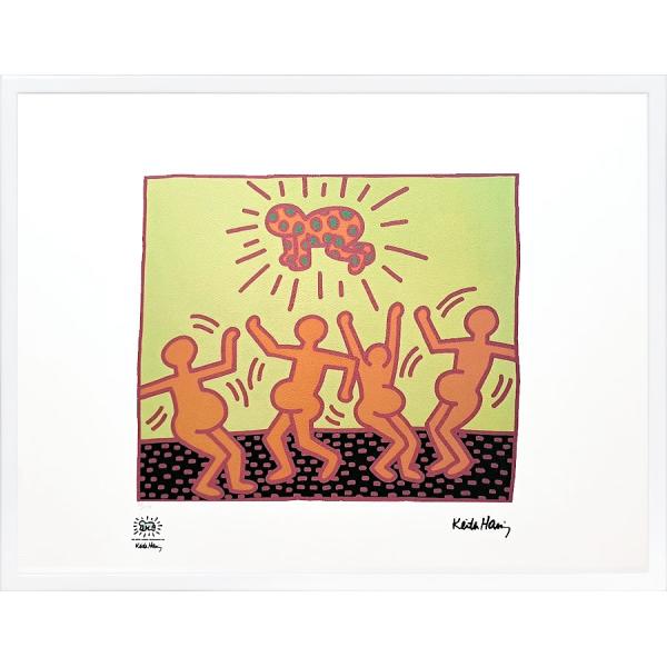 キースヘリング 絵画 ポスター 絵 アートパネル アートポスター アート インテリア フレーム 額 ...