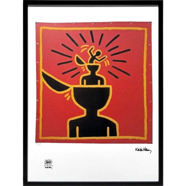 キースヘリング 絵画 ポスター 絵 アートパネル アートポスター アート インテリア フレーム 額 ...