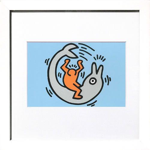 キースヘリング 絵画 ポスター 絵 アートパネル アートポスター アート インテリア フレーム 額 ...