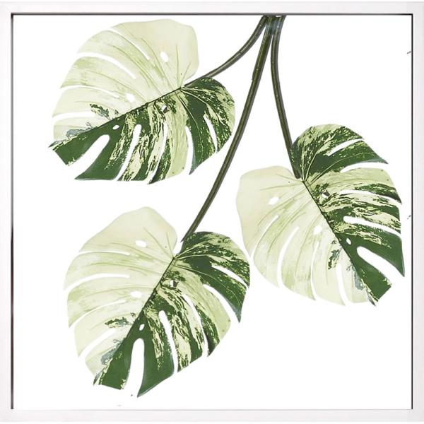 リーフパネル リーフアート リーフフレーム アートパネル フェイクグリーン 壁掛け 造花 インテリア...