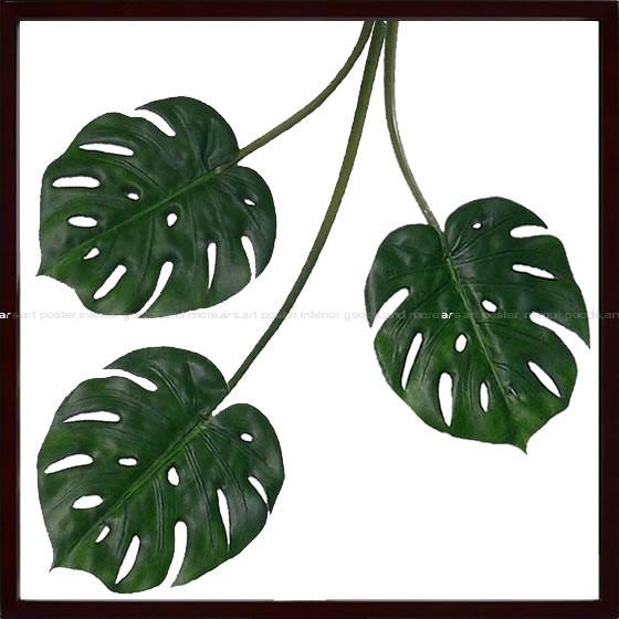 リーフパネル リーフアート リーフフレーム アートパネル フェイクグリーン 壁掛け 造花 インテリア...