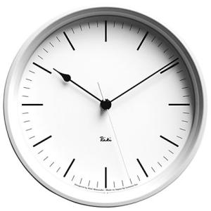 壁掛け時計 ウォールクロック レムノス 渡辺 力 RIKI STEEL CLOCK 電波時計 オシャ...