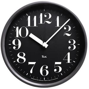 壁掛け時計 ウォールクロック レムノス 渡辺 力 RIKI STEEL CLOCK 電波時計 オシャ...
