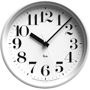 壁掛け時計 ウォールクロック レムノス 渡辺 力 RIKI STEEL CLOCK 電波時計 オシャ...
