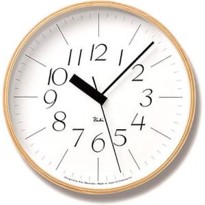 壁掛け時計 ウォールクロック レムノス 渡辺 力 RIKI CLOCK リキクロック RC 電波時計...