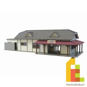 さんけい みにちゅあーとキット 1/87 情景シリーズ (駅舎-3) MK05-12｜art-and-craft-lab