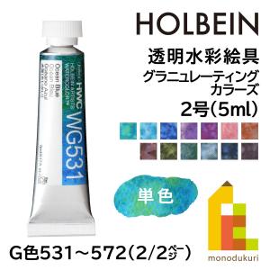 ホルベイン 透明水彩絵具2号(5ml) グラニュレーティングカラーズ 単色(G色WG531〜572）2/2ページ バラ売り (ネコポス可)｜art-and-craft-lab