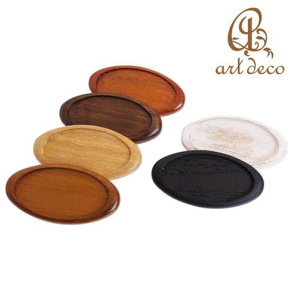 ブローチ コサージュ 木製 楕円 1個 22mm×52mm アクセサリー パーツ ハンドメイド 材料...