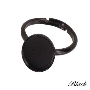 指輪 リング 楕円 1個 14mm×10mm ...の詳細画像3