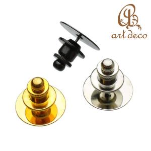 タックピン ピンバッジ タイタック キャッチ付き 1個 15mm