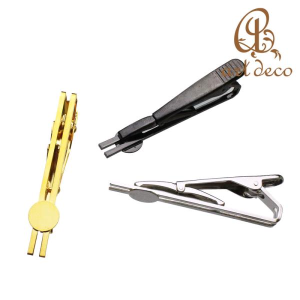 ネクタイピン クリップ 板付き 円形 1個 円径9mm アクセサリー パーツ ハンドメイド 材料 金...