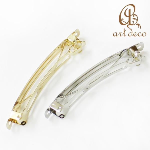 バレッタ ヘア金具 髪留め 輸入 10個 80mm アクセサリー パーツ オリジナル ハンドメイド ...