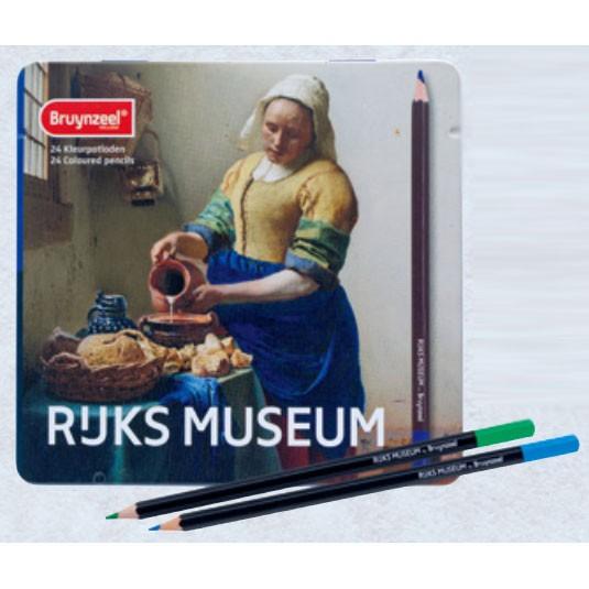 ブランジール アムステルダム国立美術館色鉛筆24色セット フェルメール「牛乳を注ぐ女」 B5700M...