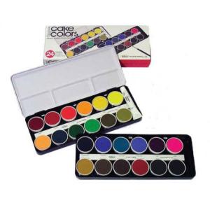 ホルベイン 固形水彩絵具 アーチスト パンカラー 24色セット（樹脂