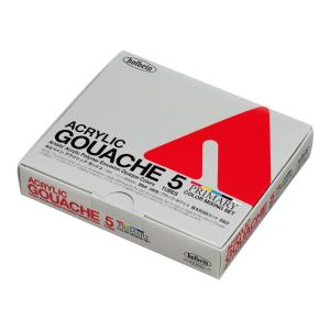 ホルベイン アクリルガッシュ 基本色5色セット D421 （6号