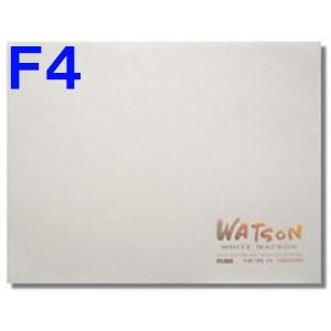 ミューズ ホワイトワトソン水彩紙ブロック HW-304　Ｆ４号 四方天糊固め[スケッチブック]