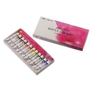 クサカベ透明水彩絵具 24色セット NW-24（2号チューブ5ml） : 額縁