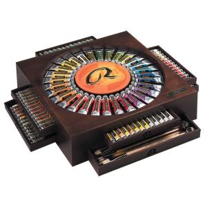 ラウニー ソフトパステル 192色木箱セット （全色セット ホワイト