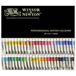 ウィンザー＆ニュートン 固形水彩絵の具 W&N PWC固形水彩絵具 コンプリートトラベルメタルボックスセット