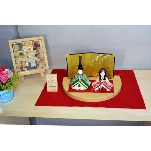 雛人形 コンパクト 彩寿木製七段飾り(茶) ひな人形 雛飾り お雛様 収納