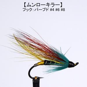 サーモンフライ＆ウエットフライセット サーモンフライ カセッスブーン イエロー (#4 #6 #8) フライ 完成品