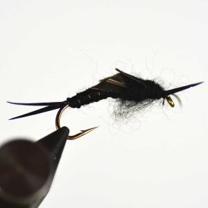 フライ ぶどう虫 フライ 4個セット ニンフフライ 渓流 管理釣り 爆釣