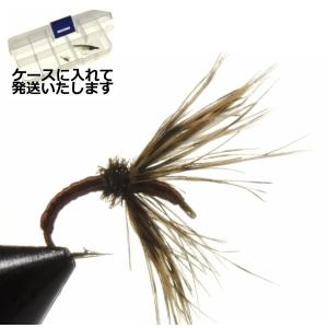 テンカラ毛ばり ブラウン (#10 #14) テンカラ 毛鉤 フライフィッシング