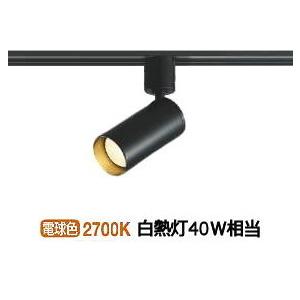 ブラック円筒形LEDスポットライト　コイズミ　ダクトレール用　4個 ブラック円筒形LEDスポットライト コイズミ ダクトレール用 4個