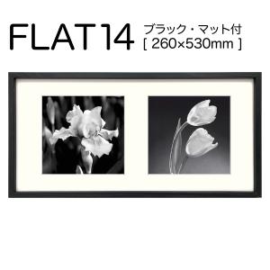 【限定品】FLAT14(黒) マット付 [260×530mm]｜art-maruni