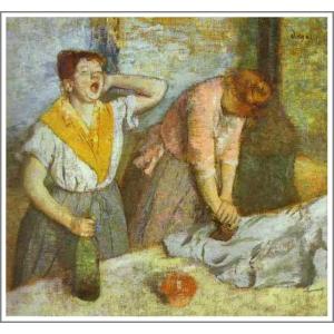 油絵  野原で踊る女神  【送料無料】 作品名: 渓山清遠図 サイズ: 180 x 48 cm 素材: 絖紙・墨 (Kōshi