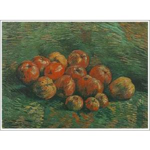 【送料無料】絵画：フィンセント・ファン・ゴッホ「りんごのある静物」●サイズF20(72.7×60.6cm)●絵画（油絵複製画）オーダーメイド制作