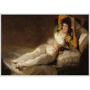 フランシスコ・デ・ゴヤ　裸のマハ　複製画 複製画 送料無料 絵画 油彩画 油絵 模写フランシスコ・デ・ゴヤ「裸の