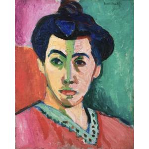 複製画 送料無料 絵画 油彩画 油絵 模写 マティス【モロッコ人