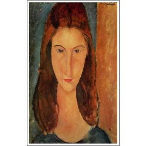 送料無料】絵画：アメデオ・モディリアーニ「ジャンヌ