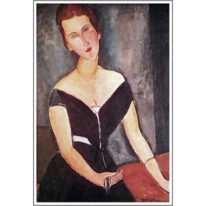 送料無料】絵画：アメデオ・モディリアーニ「若い女の肖像（ジャンヌ