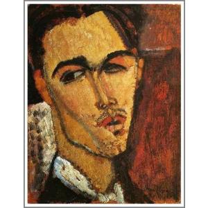 【裸婦画】アメデオ モディリアーニ 『背中を見せて横たわる裸婦』複製画 送料無料】絵画：アメデオ・モディリアーニ「腕を広げて横たわる裸婦