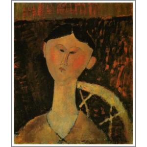 送料無料】絵画：アメデオ・モディリアーニ「若い女の肖像（ジャンヌ