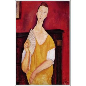 送料無料】絵画：アメデオ・モディリアーニ「ジャンヌ・エビュテルヌの