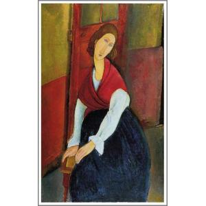 送料無料】絵画：アメデオ・モディリアーニ「ルネ・キスリングの肖像