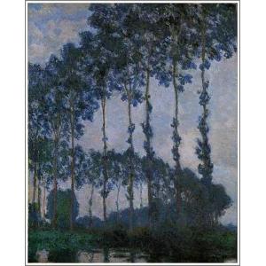 複製画 送料無料 絵画 油彩画 油絵 模写クロード・モネ「積みわら〜日