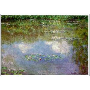 複製画 送料無料 絵画 油彩画 油絵 模写クロード・モネ「睡蓮