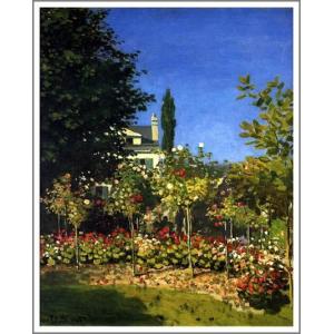 複製画 送料無料 絵画 油彩画 油絵 模写クロード・モネ「ジヴェルニー