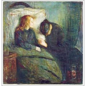 複製画 送料無料 絵画 油彩画 油絵 模写エドヴァルド・ムンク「叫び