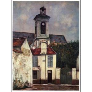 複製画 送料無料 絵画 油彩画 油絵 模写モーリス・ユトリロ