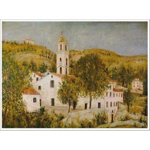 送料無料】絵画：モーリス・ユトリロ「モンマルトルのミミパンソンの家