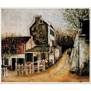 複製画 送料無料 絵画 油彩画 油絵 模写モーリス・ユトリロ「コタン