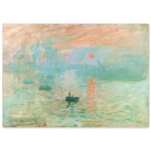 クロード モネ 印象 日の出 A2サイズ ポスター モネの絵 グッズ 絵画 おしゃれ インテリア ア...