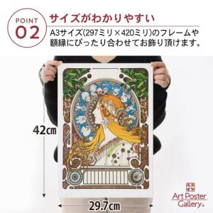 アルフォンス ミュシャ 黄道十二宮 A3サイズ...の詳細画像4